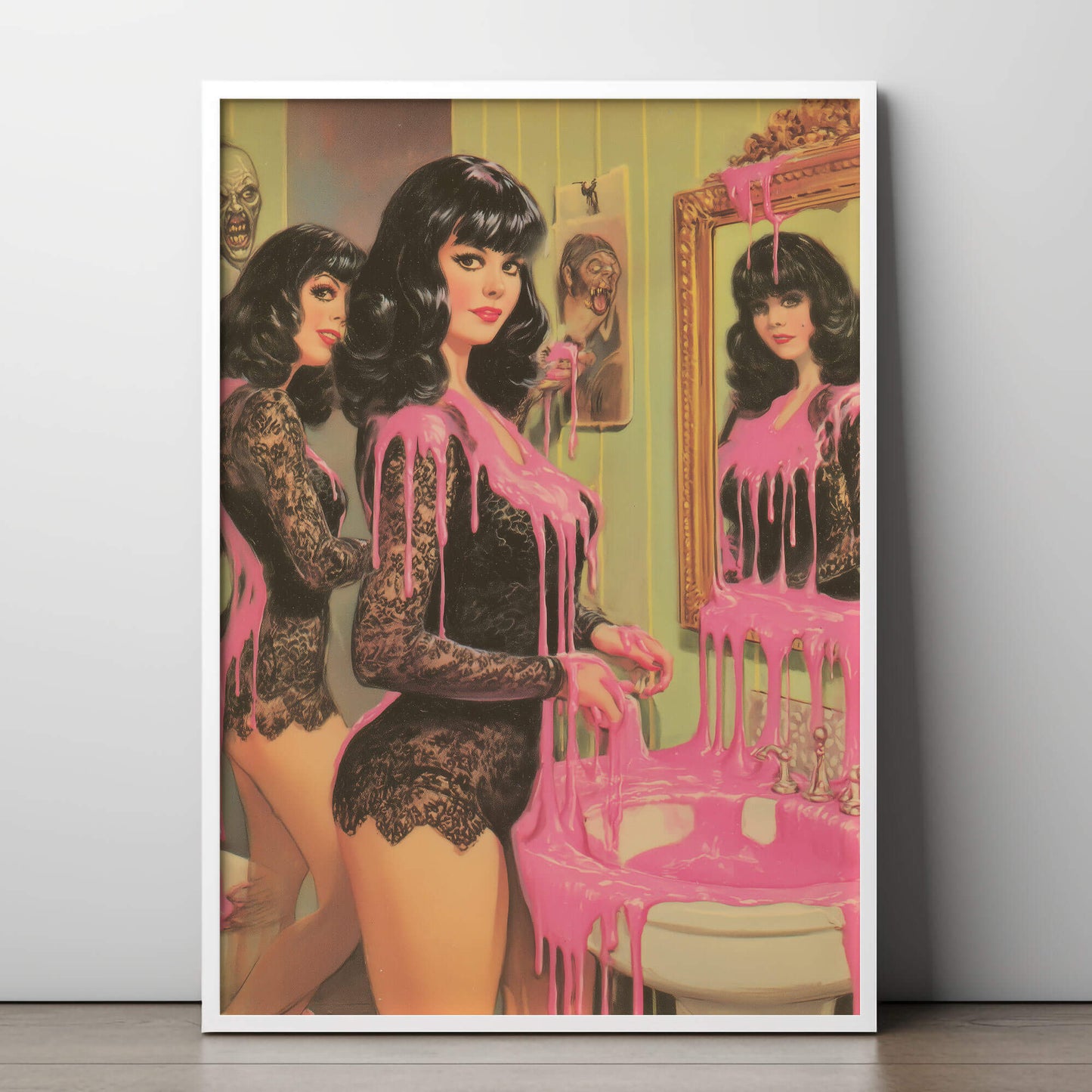 Bubblegum Bloodbath Poster | Gothic Art Print