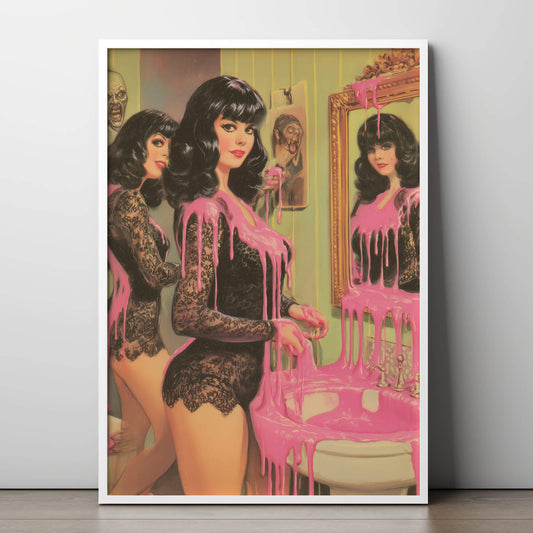 Bubblegum Bloodbath Poster | Gothic Art Print