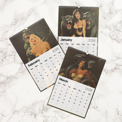 Monstrous Vintage Pin-Ups 2026 Calendar
