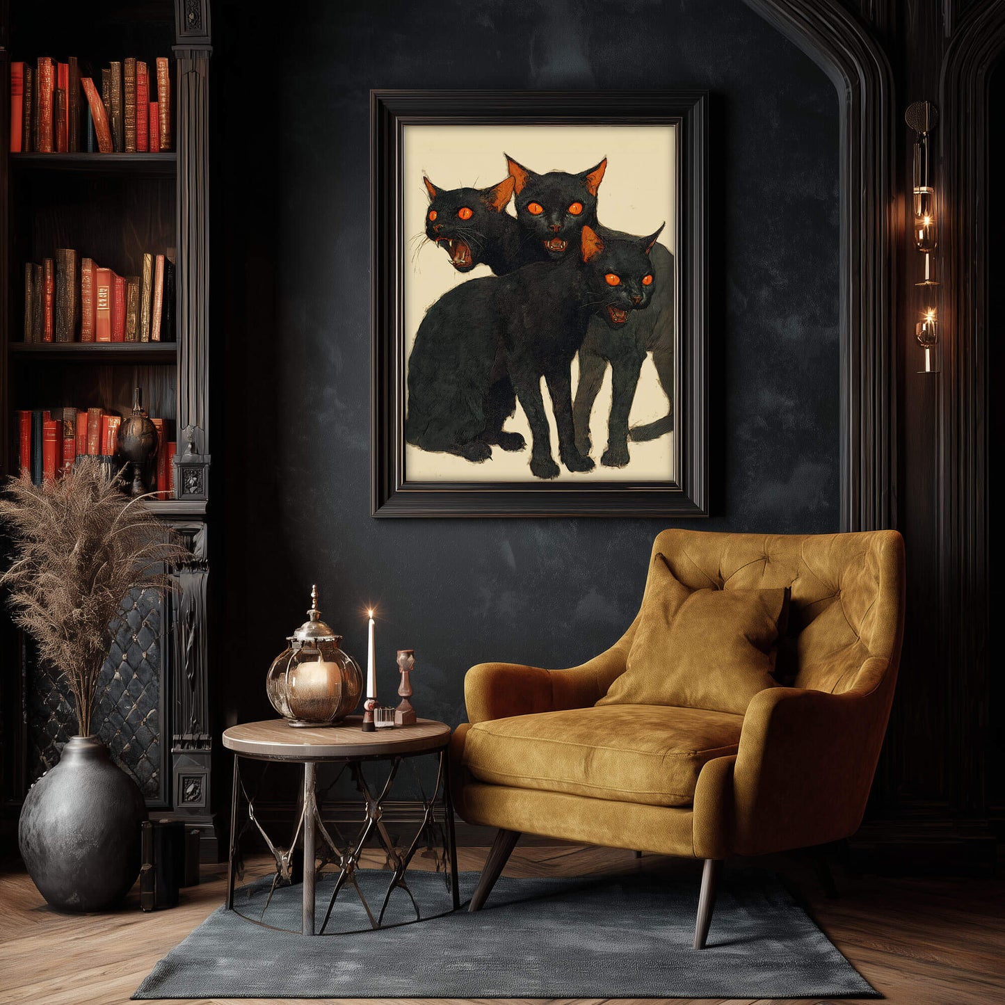 Claw and Order Poster | Black Cat Art Print