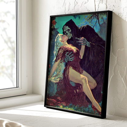 Dead End Romance Poster | Grim Reaper Art Print