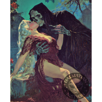 Dead End Romance Poster | Grim Reaper Art Print