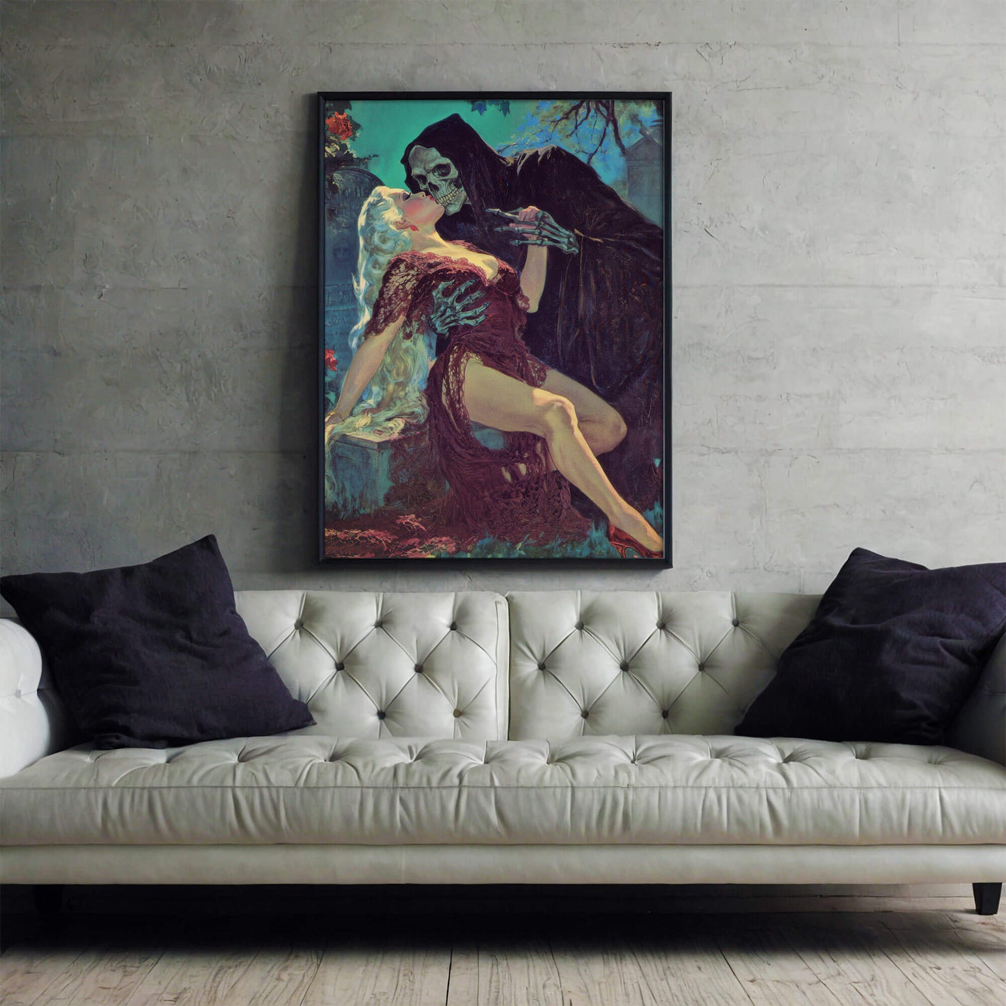 Dead End Romance Poster | Grim Reaper Art Print