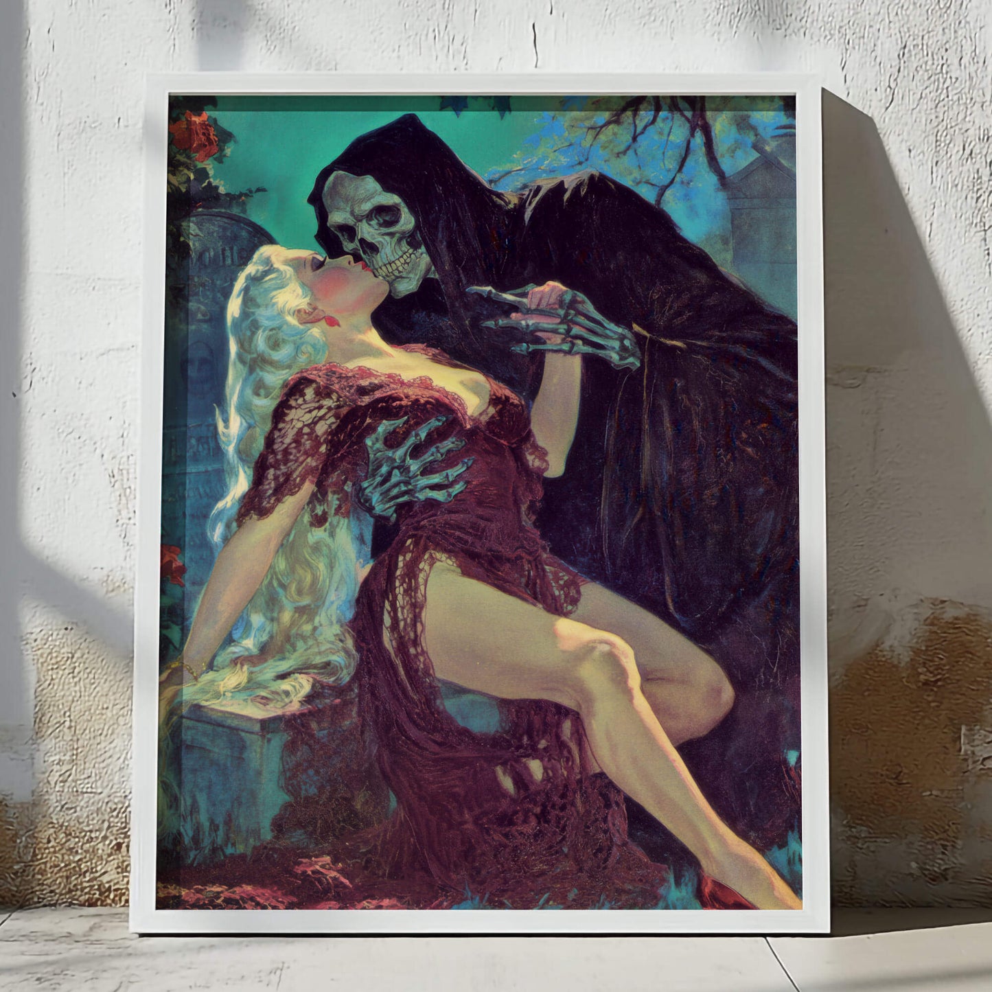 Dead End Romance Poster | Grim Reaper Art Print