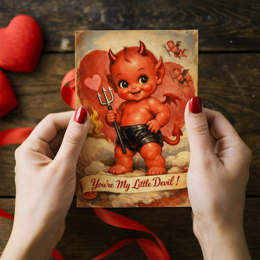 My Little Devil Valentine Card