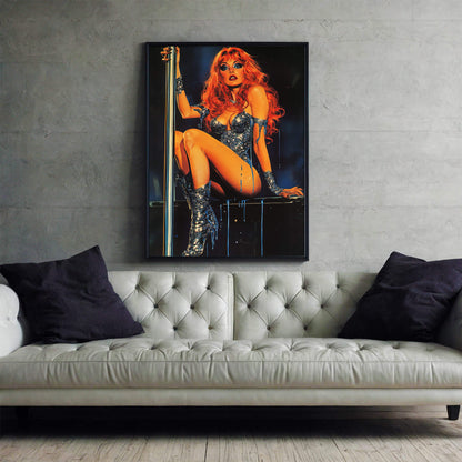 Fifty Shades of Ginger Poster | Exotic Dancer Art Print