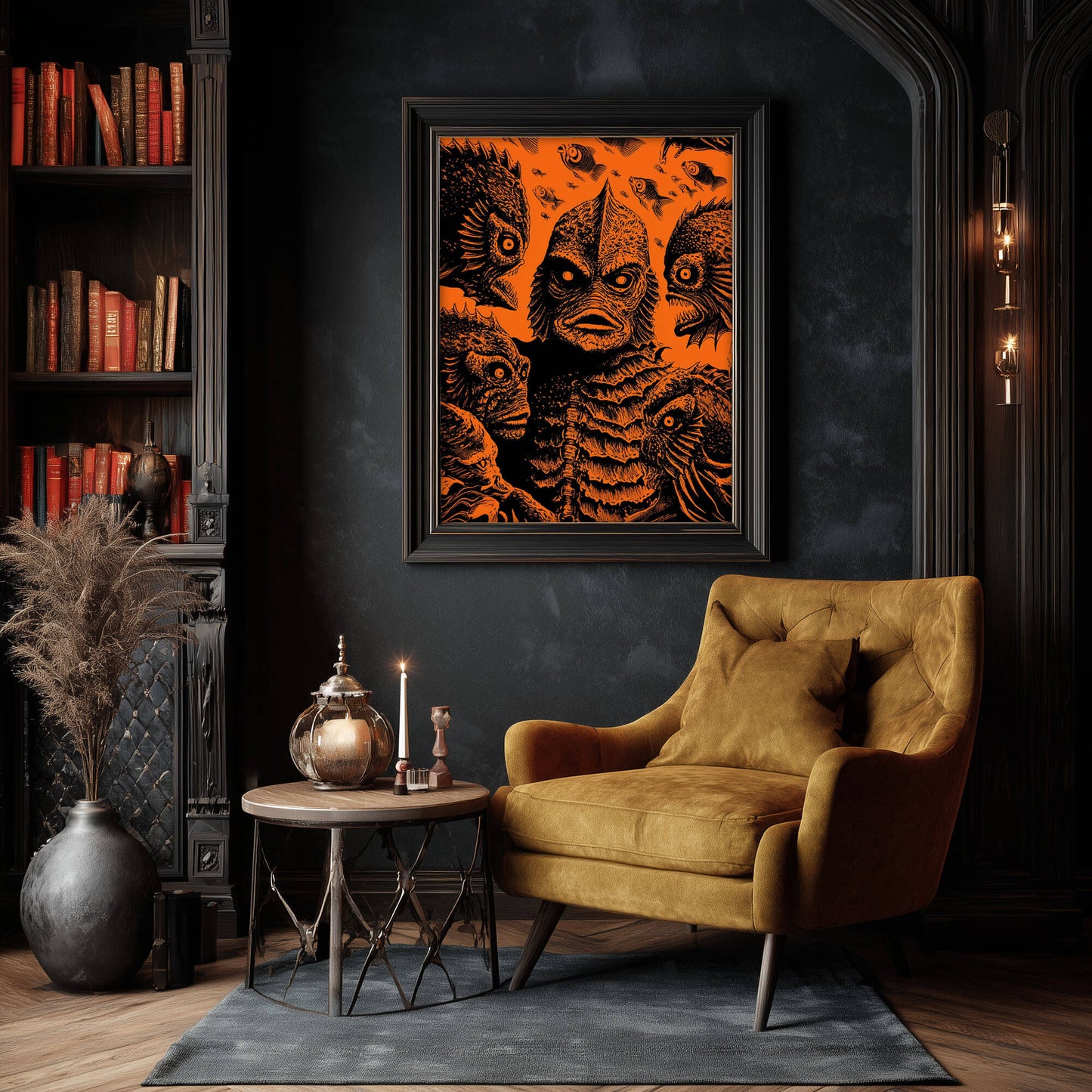 Gill or Be Killed Poster | Swamp Monster Art Print