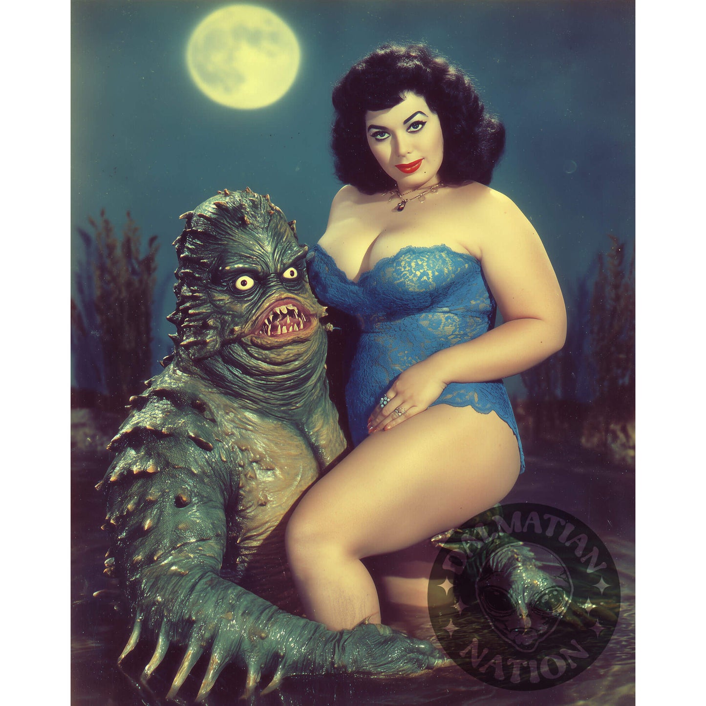 Gillfriend Trouble Postcard