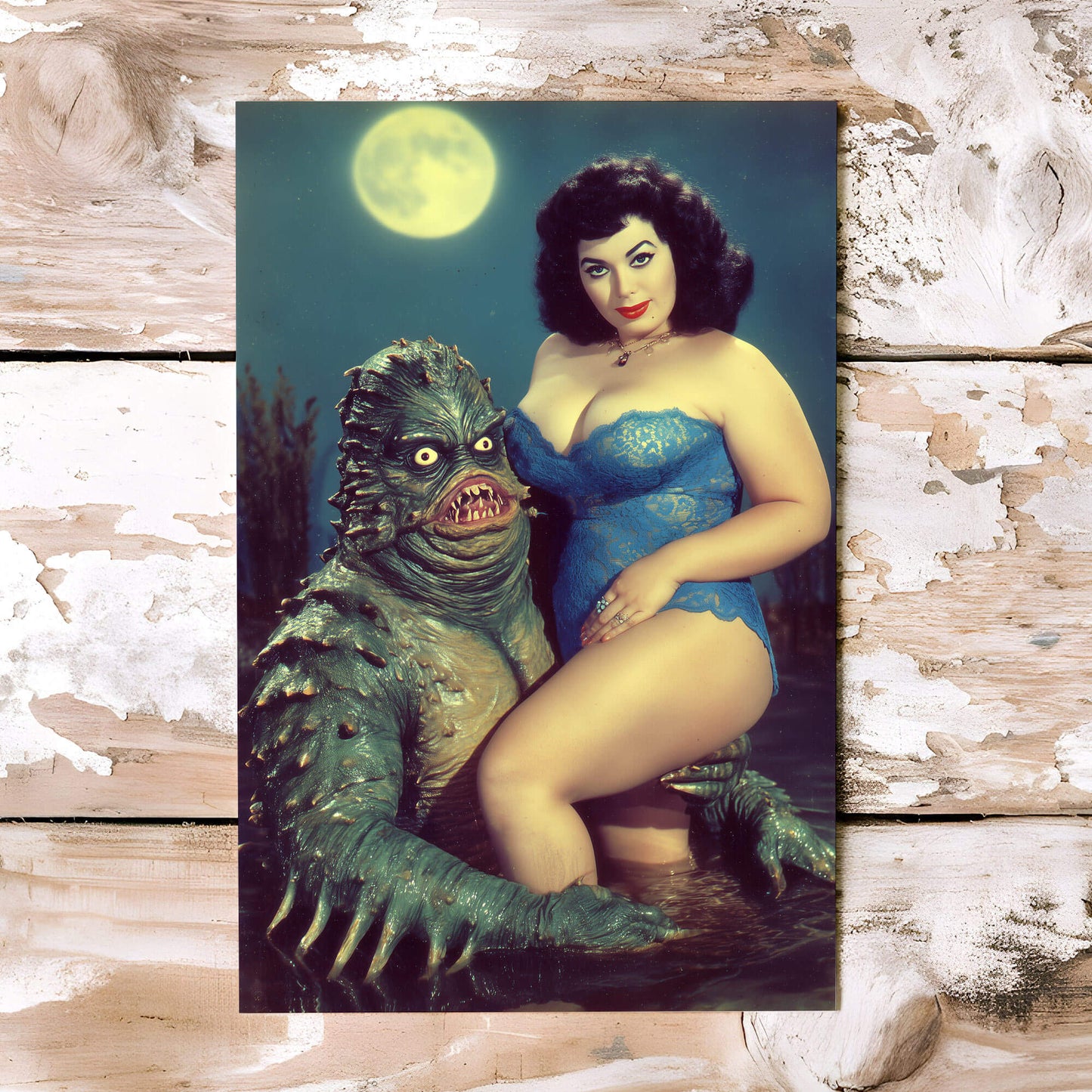 Gillfriend Trouble Postcard