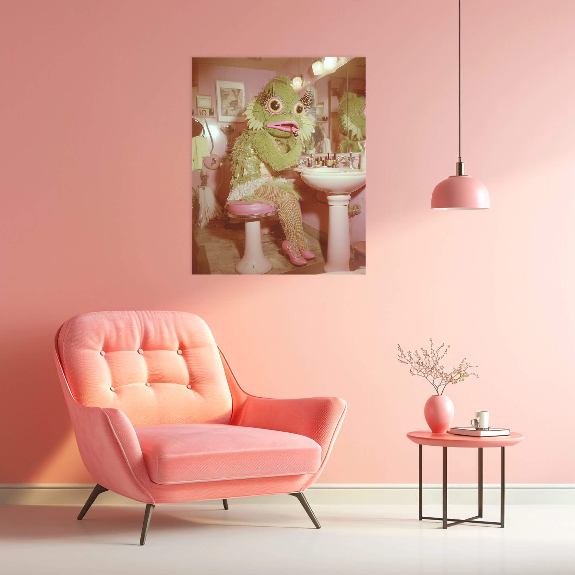 Glamour Gills Poster | Lady Lagoon Monster Art Print