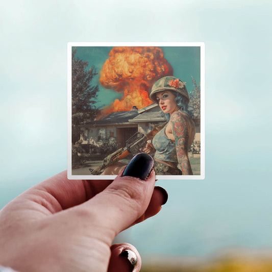 Hot Zone Hottie Sticker