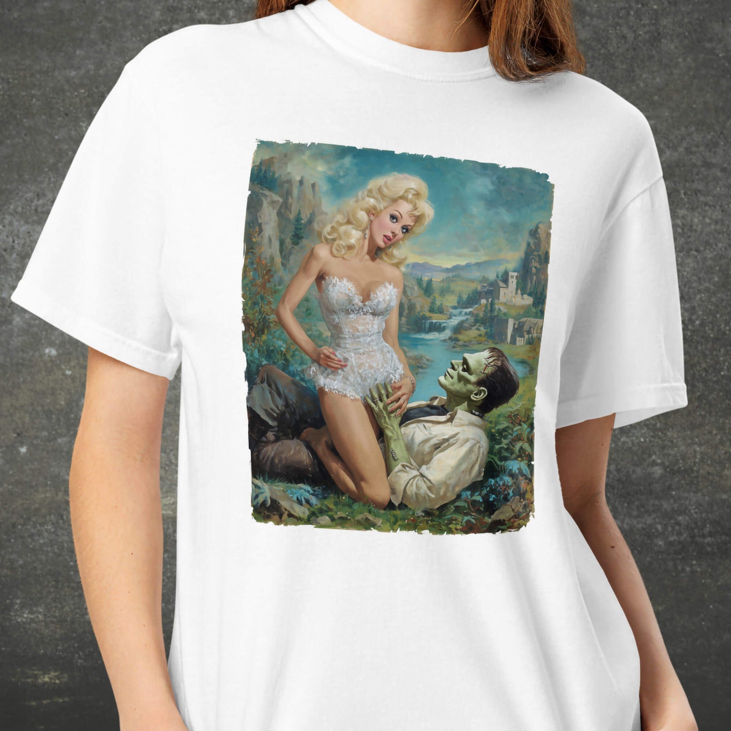 Love At First Fright Unisex T-shirt | Frankenstein Shirt