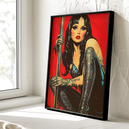 Mascara Massacre Poster | Exotic Dancer Art Print