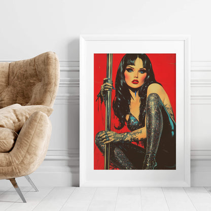 Mascara Massacre Poster | Exotic Dancer Art Print