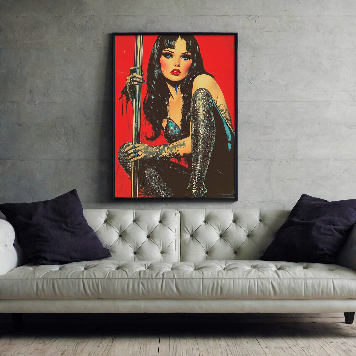 Mascara Massacre Poster | Exotic Dancer Art Print