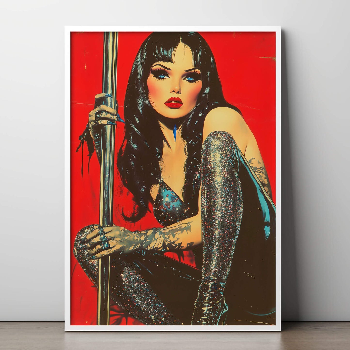 Mascara Massacre Poster | Exotic Dancer Art Print