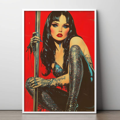 Mascara Massacre Poster | Exotic Dancer Art Print
