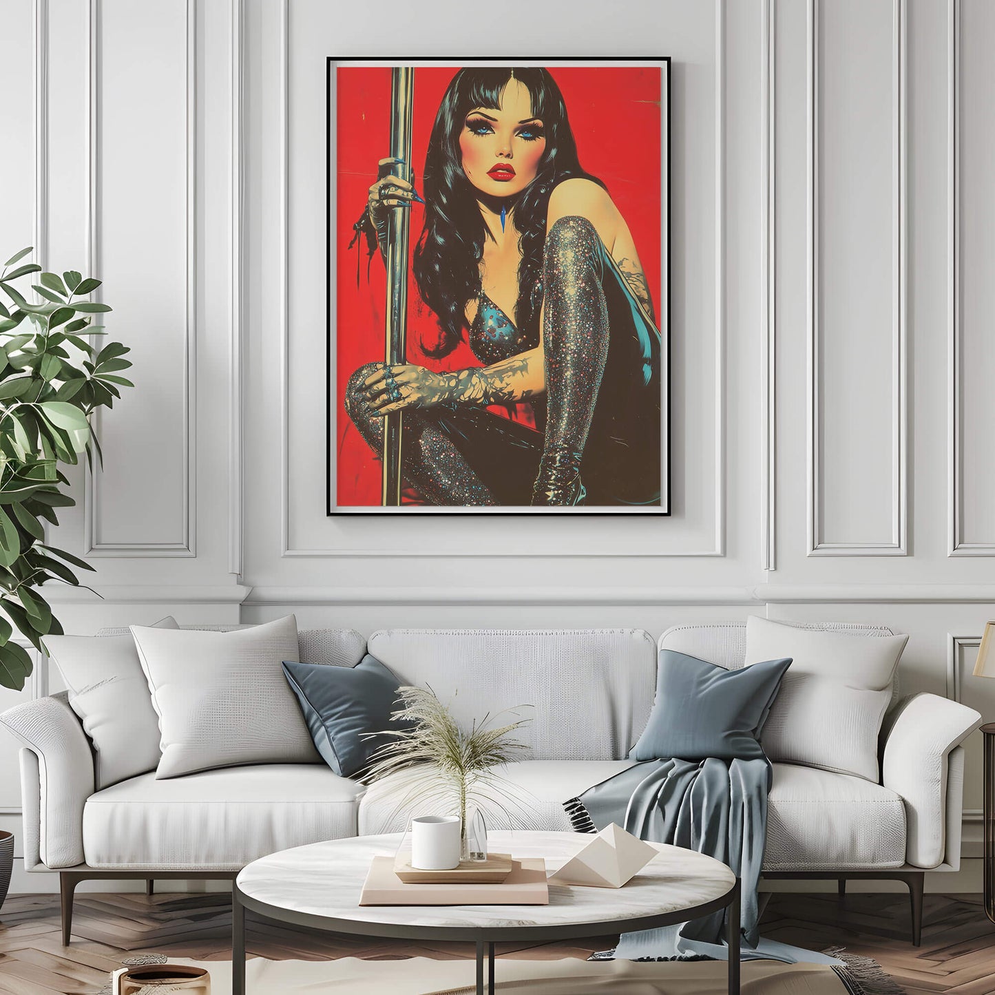 Mascara Massacre Poster | Exotic Dancer Art Print