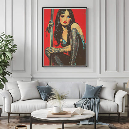 Mascara Massacre Poster | Exotic Dancer Art Print