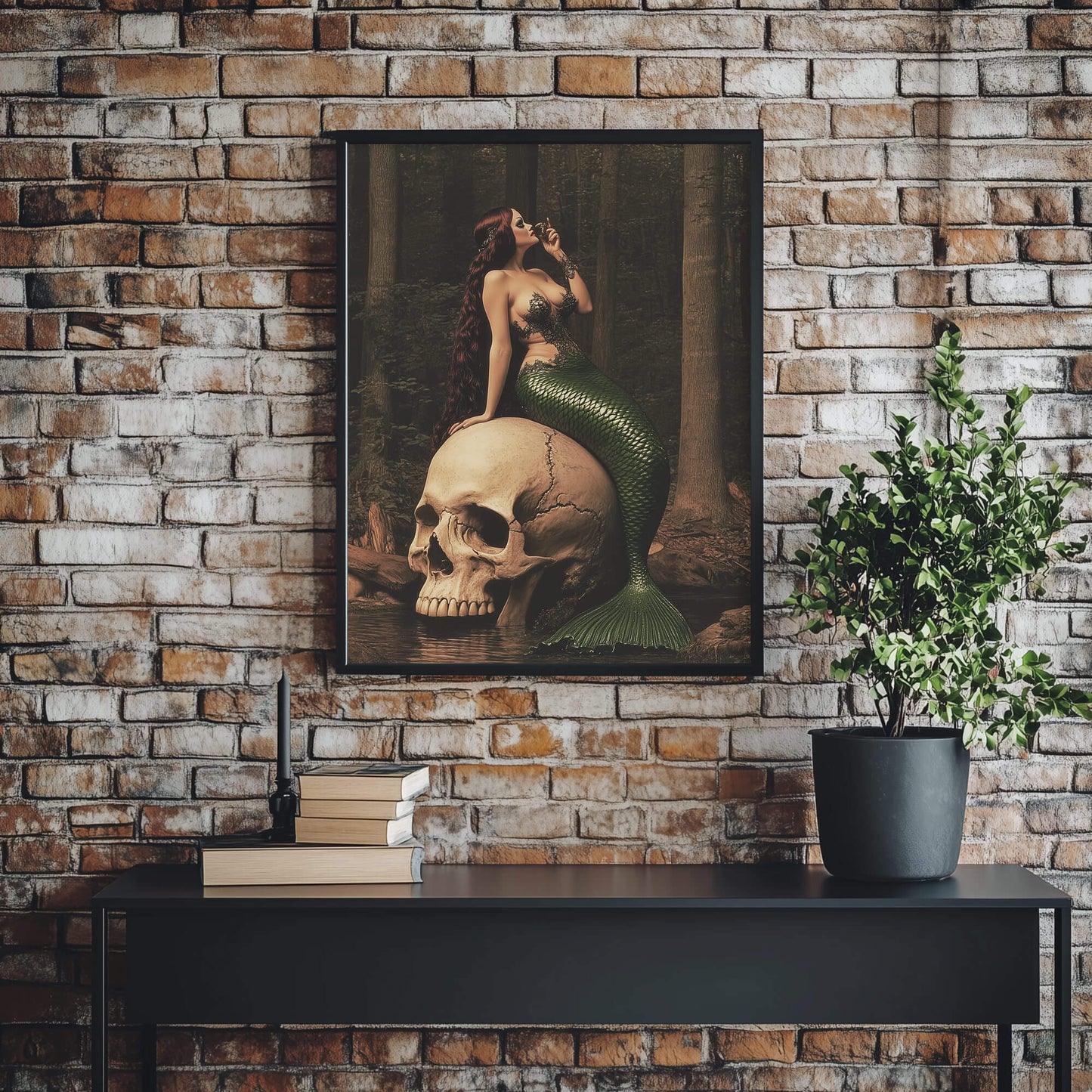 Mermaid Magdalene Poster | Mermaid Art Print