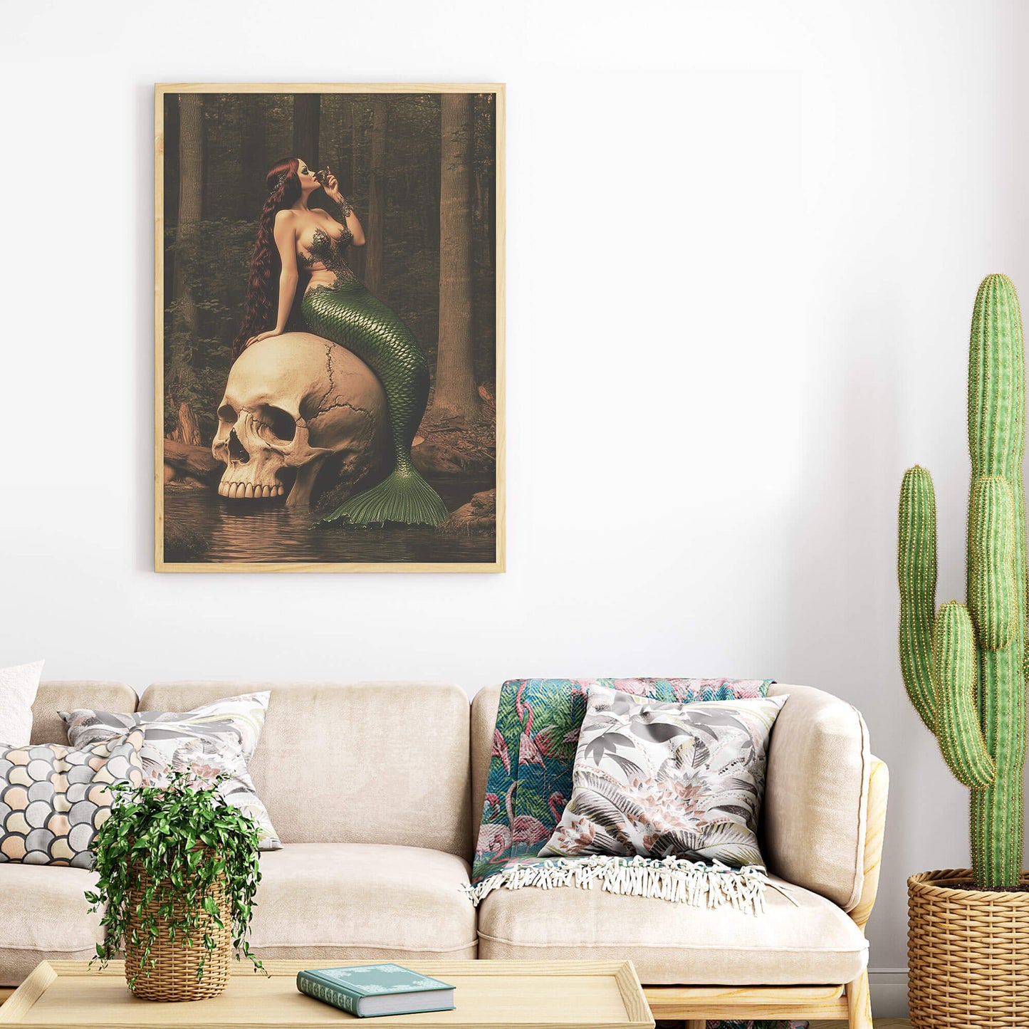 Mermaid Magdalene Poster | Mermaid Art Print