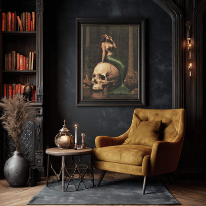 Mermaid Magdalene Poster | Mermaid Art Print