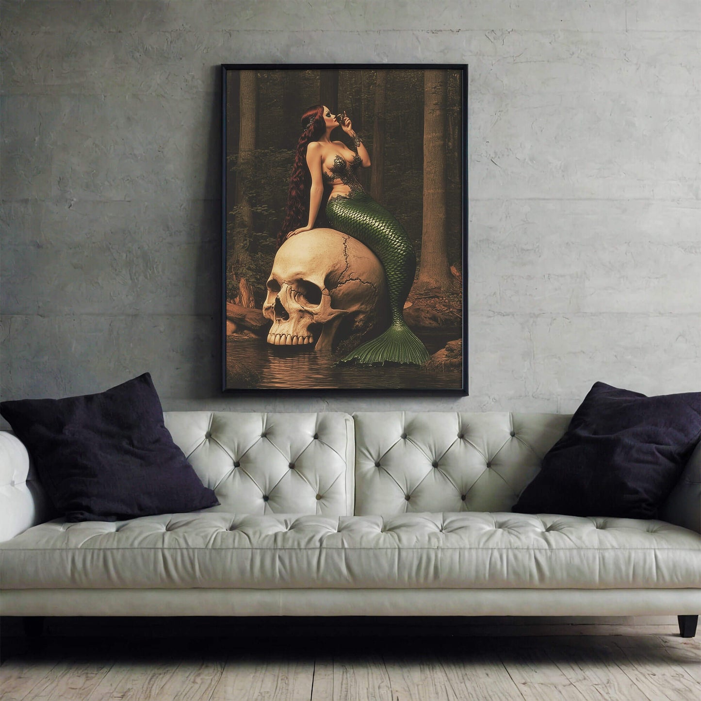 Mermaid Magdalene Poster | Mermaid Art Print