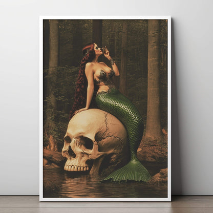 Mermaid Magdalene Poster | Mermaid Art Print