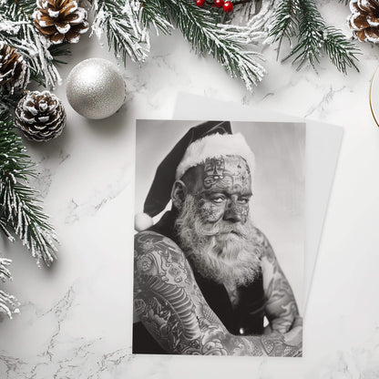 Old Saint Prick Vintage Christmas Card