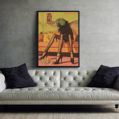 Pretty Fly For A White Fly Poster | Flies & Insects Art Print