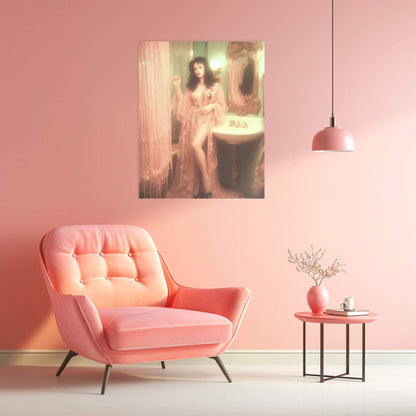 Pretty In Pepto Poster | Vintage Artwork