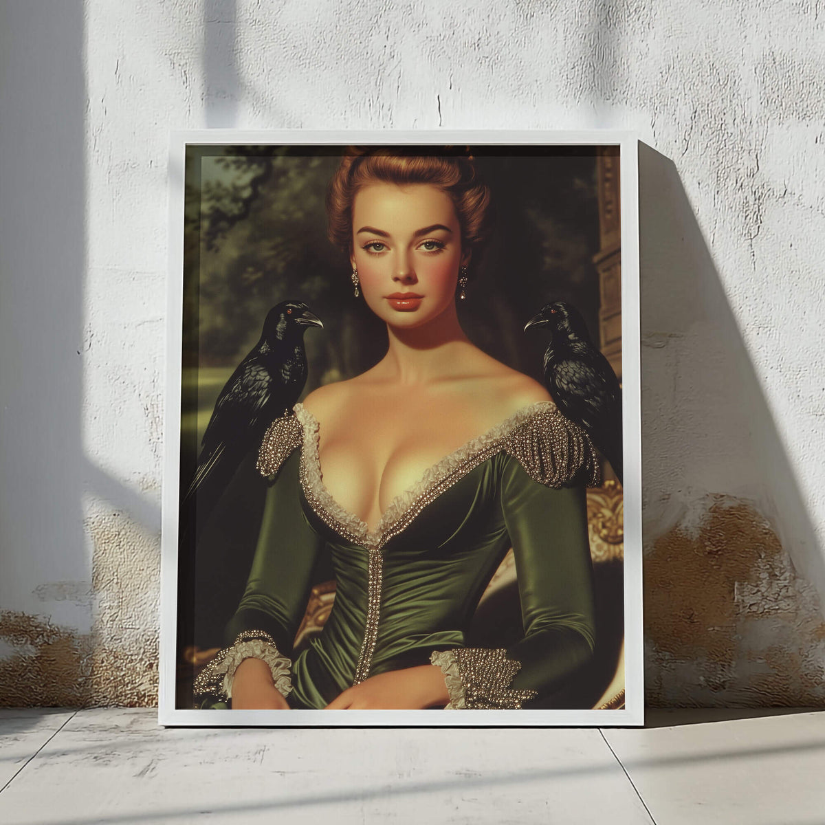 Raven's Ball Poster | Gothic Artwork | Rococo Art Print – Dalmatian Nation