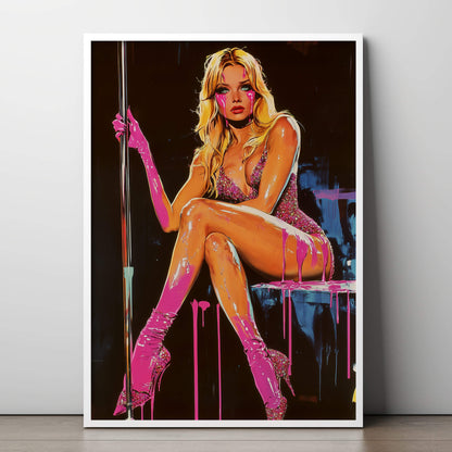 Sinderella Poster | Exotic Dancer Art Print