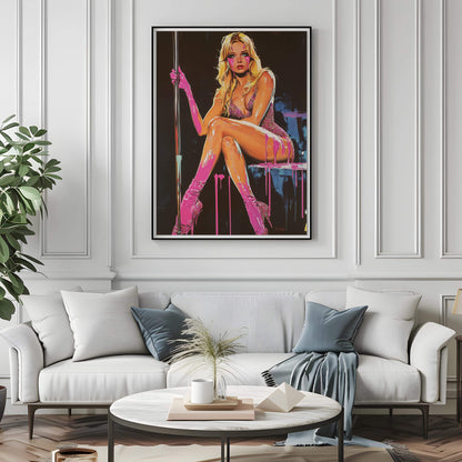 Sinderella Poster | Exotic Dancer Art Print