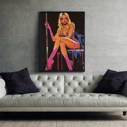 Sinderella Poster | Exotic Dancer Art Print