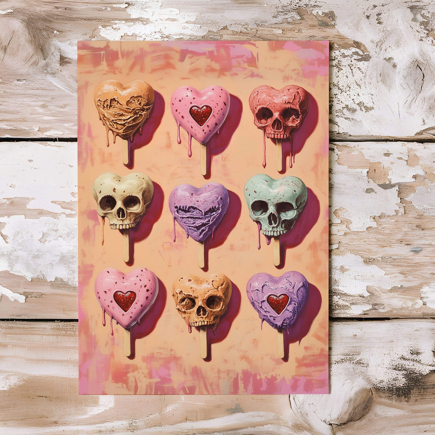 Skullsicles Valentine Card