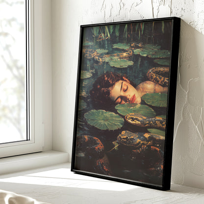 Slither Me Softly Poster | Snake Art Print