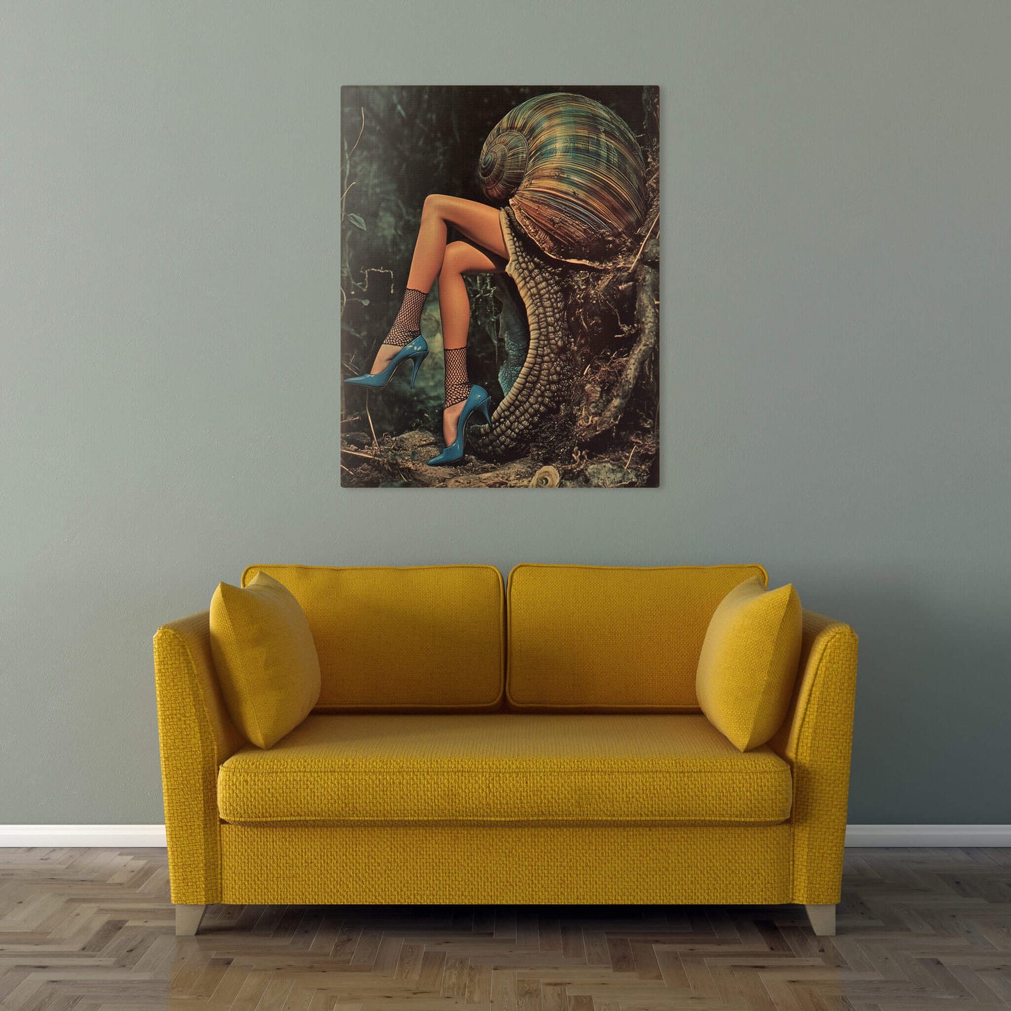 Snail Trail Canvas Print