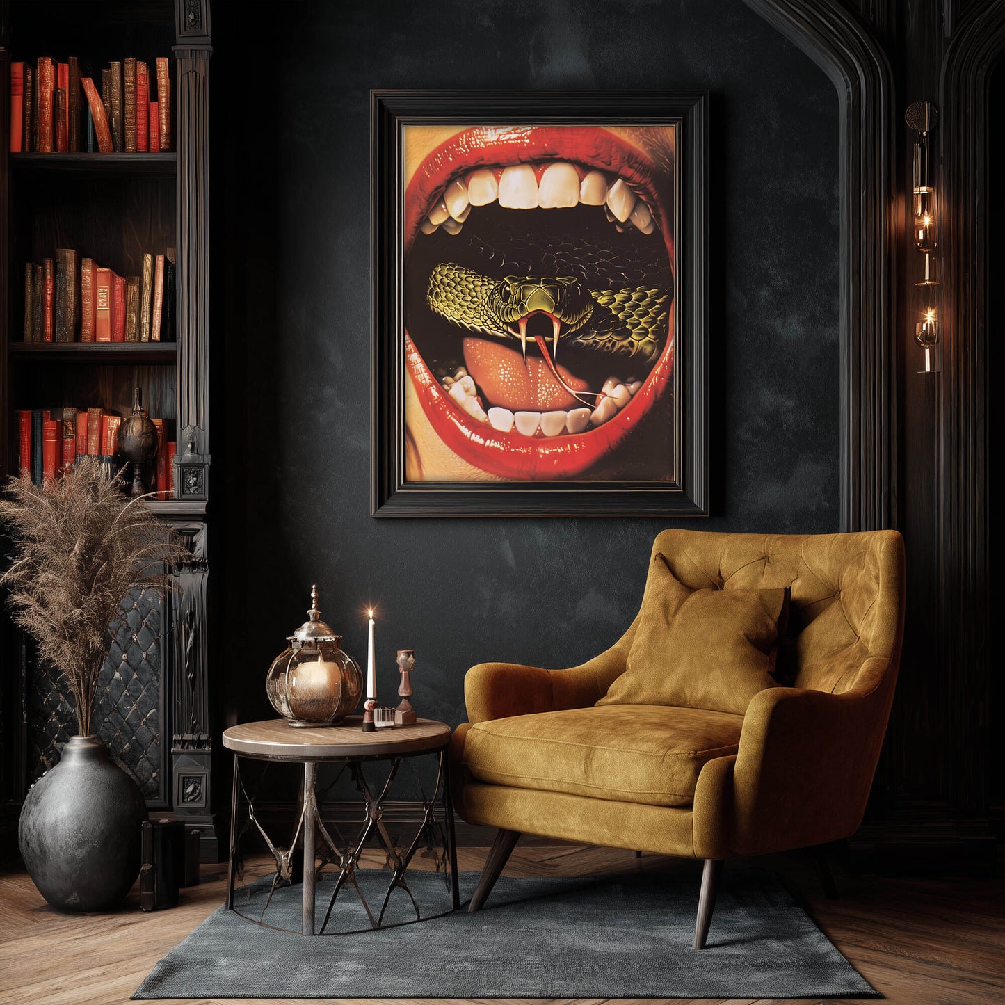 Snake's Got Your Tongue Poster | Snake Art Print