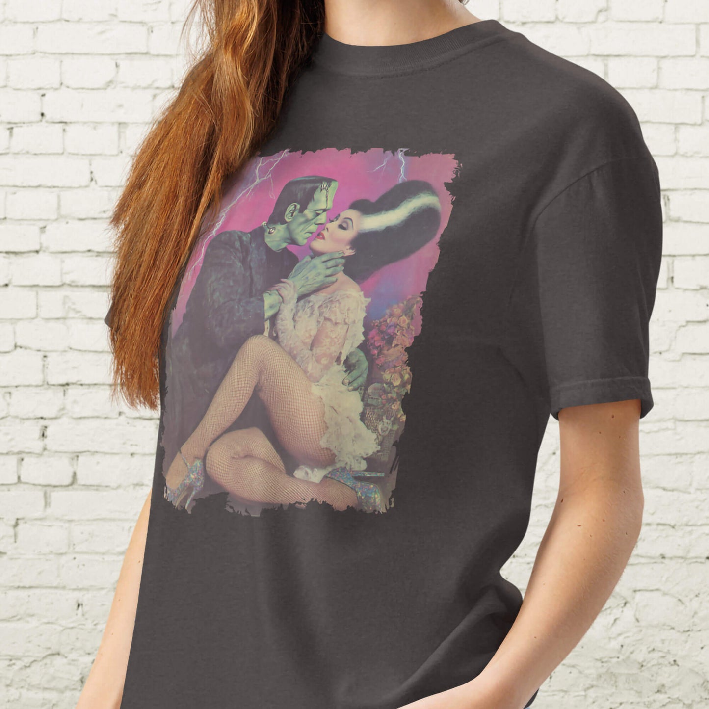 Stitched Together Forever Unisex T-shirt | Frankenstein Shirt