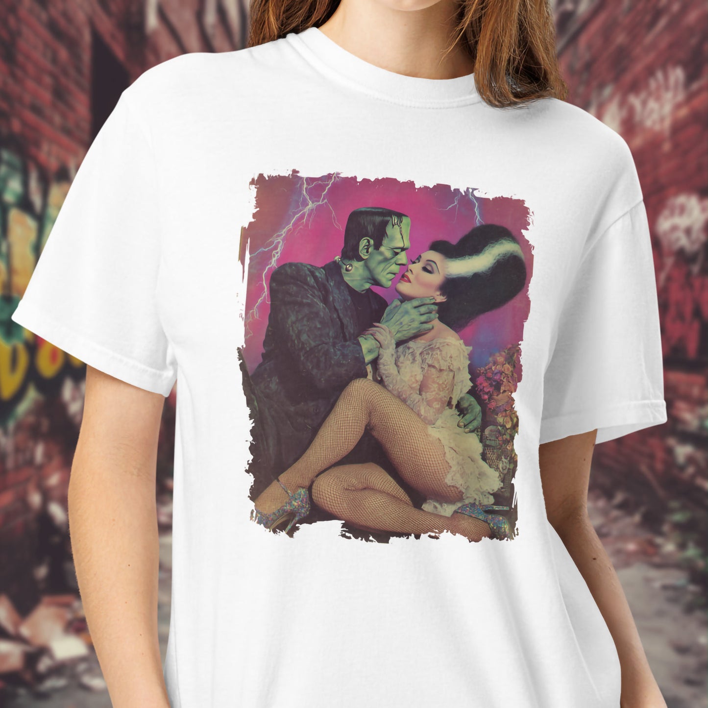 Stitched Together Forever Unisex T-shirt | Frankenstein Shirt