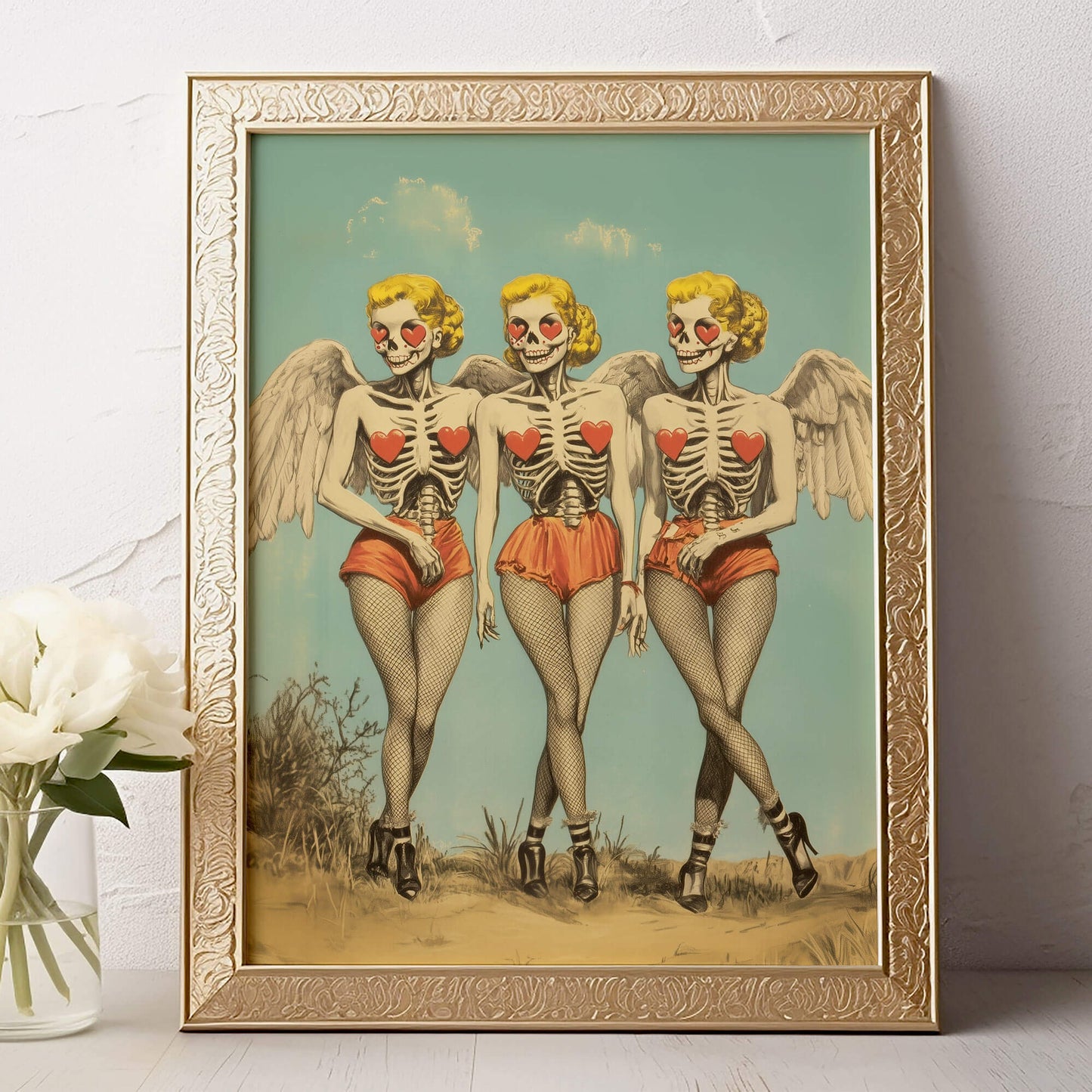 Teddy Heart Ons Poster