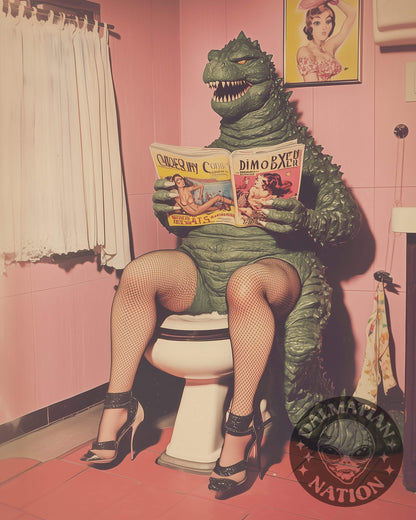Turd Lizard Poster