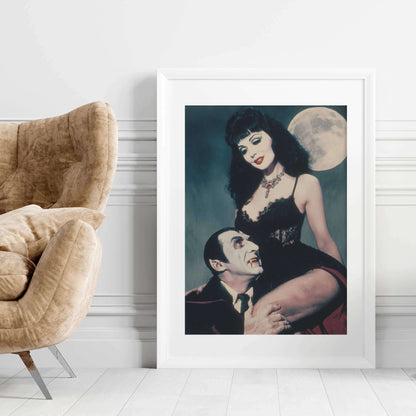 Vampire Kisses Poster | Vampire Art Print