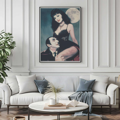 Vampire Kisses Poster | Vampire Art Print