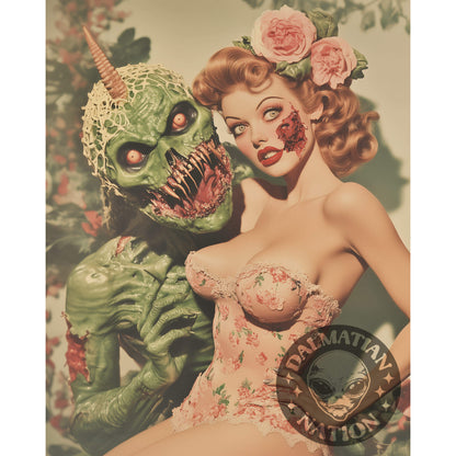 Zombie Cuddles Valentine Card